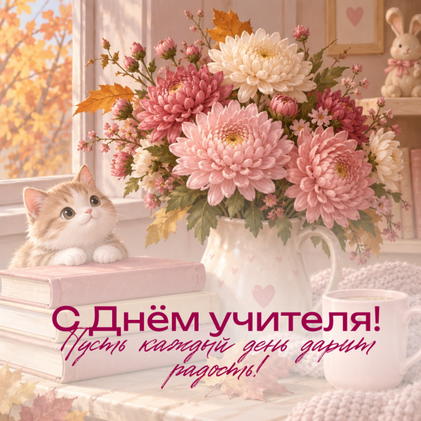 70+ открыток и картинок с Днем учителя: красивые поздравления для педагогов
